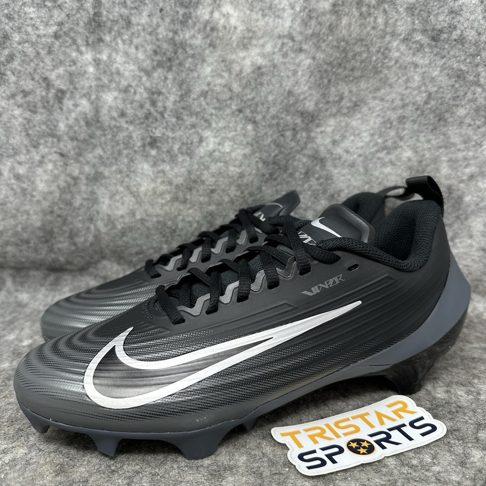 Nike Vapor Speed 3 Football Cleats Mens Size 7.5 Black Dark Grey FB3303-002